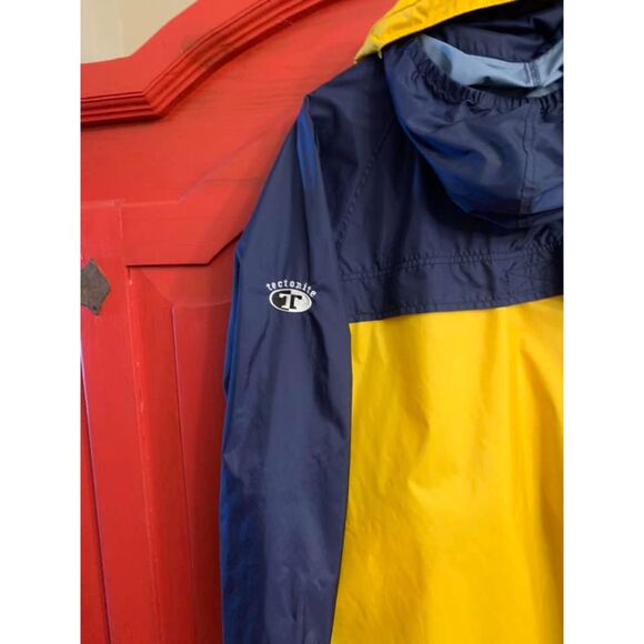 Columbia Sportswear 18/20 Youth Jacket Windbreaker Full Zip Blue Yellow EUC - Picture 4 of 4